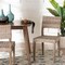 Bali & Pari Barossa Bohemian Grey Kubu Rattan and Mahogany Wood Dining Chair 245-13711-ZORO - alternate 2
